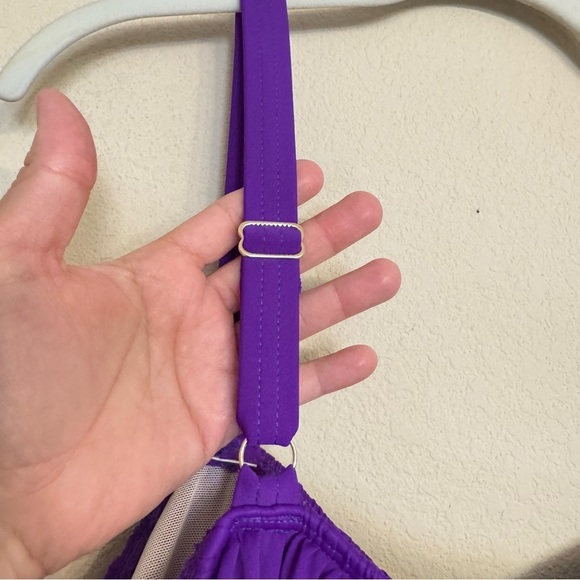 Swimsuits for All Plus Size 26 Chlorine Resistant Purple Tank Swimdress NEW - Picture 9 of 16